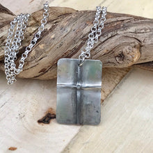 Load image into Gallery viewer, Silver Cross Necklace/Christian Gift/Cross/Religious Gift/ Metal Cross Necklace