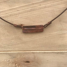 Load image into Gallery viewer, Copper Cross Necklace/Christian Gift/Copper Cross/Religious Gift/Metal Cross Necklace/ Teacher Gift/ Youth Leader Gift