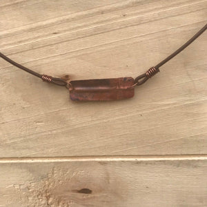 Copper Cross Necklace/Christian Gift/Copper Cross/Religious Gift/Metal Cross Necklace/ Teacher Gift/ Youth Leader Gift