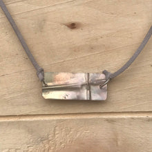 Load image into Gallery viewer, Silver Cross Necklace/Unique Christian Gift/Religious Gift/Unique Cross Necklace/Youth Leader Gift/Sideways Cross/Suede Cord Necklace