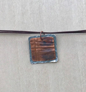 Cross Copper Pendant Necklace/Christian Copper Cross  Pendant/Unique Cross  Necklace/ Copper Necklace/ Christian Gift