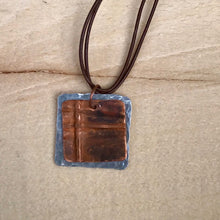 Load image into Gallery viewer, Cross Copper Pendant Necklace/Christian Copper Cross  Pendant/Unique Cross  Necklace/ Copper Necklace/ Christian Gift