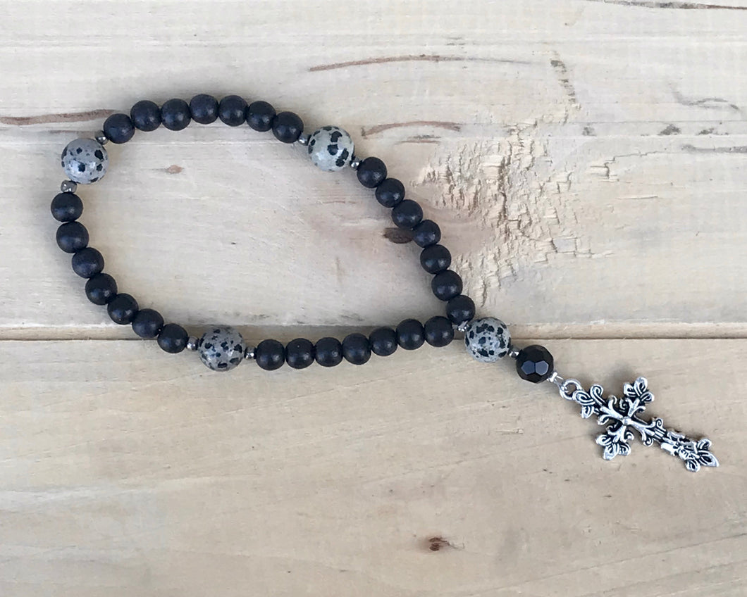 Methodist Prayer Beads/Christian Prayer Beads,Protestant Prayer Beads, Religious Gift, Sympathy Gift, Get Well Gift,Confirmation Gift, Anglican Prayer Beads