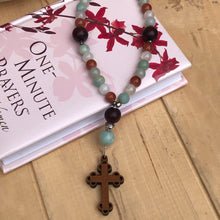 Load image into Gallery viewer, Religious Prayer Beads with Glass and Wood Beads