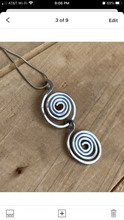 Load image into Gallery viewer, Silver Swirl Necklace /Necklace/Silver Necklace/WireNecklace/Teacher Gift / Friendship Gift